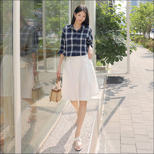 その他 * muguet * Qoo10 MUGUET サイドポイントショ 無地