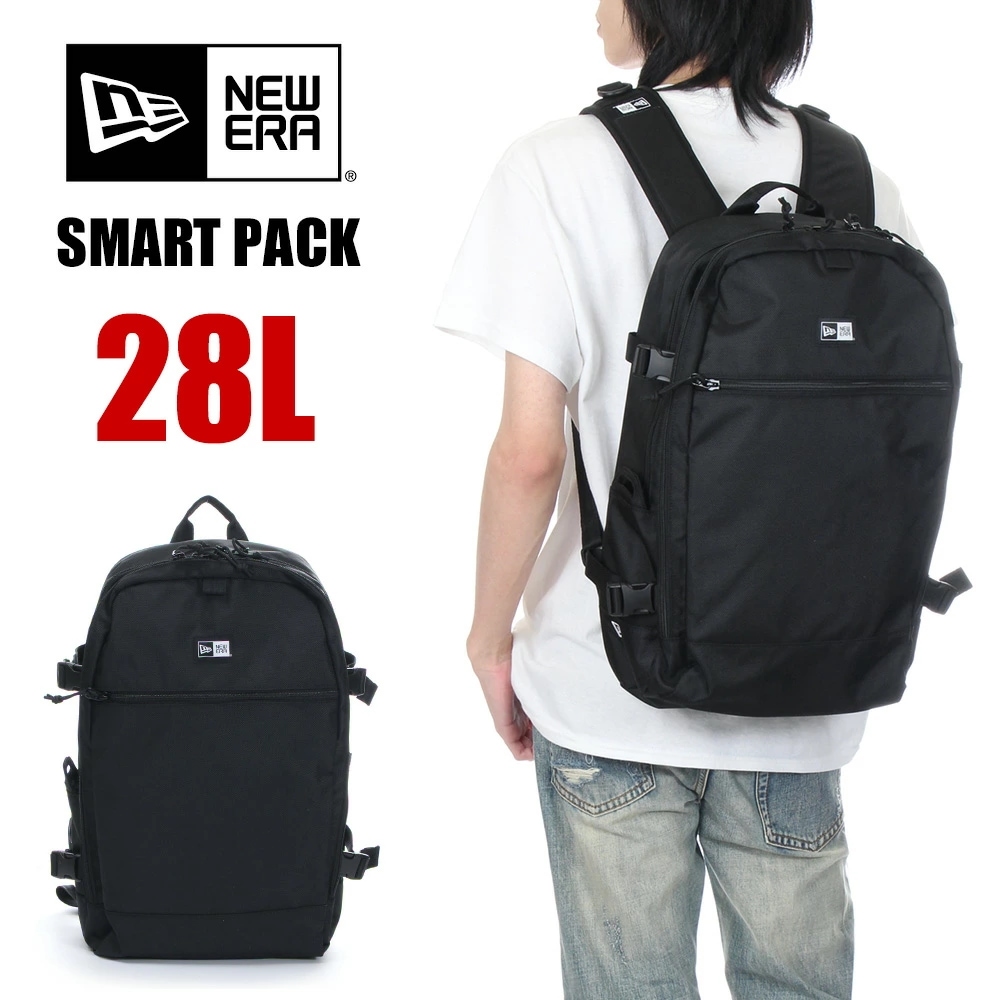 ニューエラ リュック 28L メンズ レディース キッズ NEW ERA スマートパック バッグ リュックサック バックパック バック A4 PC収納 薄型 ビジネス 通学 通勤 旅行 大容量 おしゃ