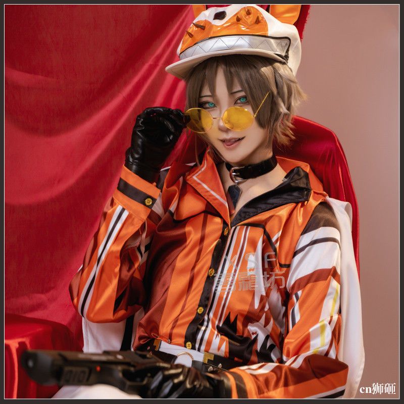 バーチャルアナウンサー虹社cos服vtuber luxiem mysta riasキツネ犬cos服ハロウィーン化粧舞踏会公演服