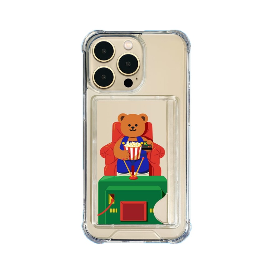 [オーダーメイド] 透明カードケース スマホケース - Couch Potato