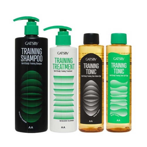 ヘアアンドスカルプ トレーニングセット シャンプー トリートメント トニック ヘアトナー 脱毛トナー 2種 ヘアケア