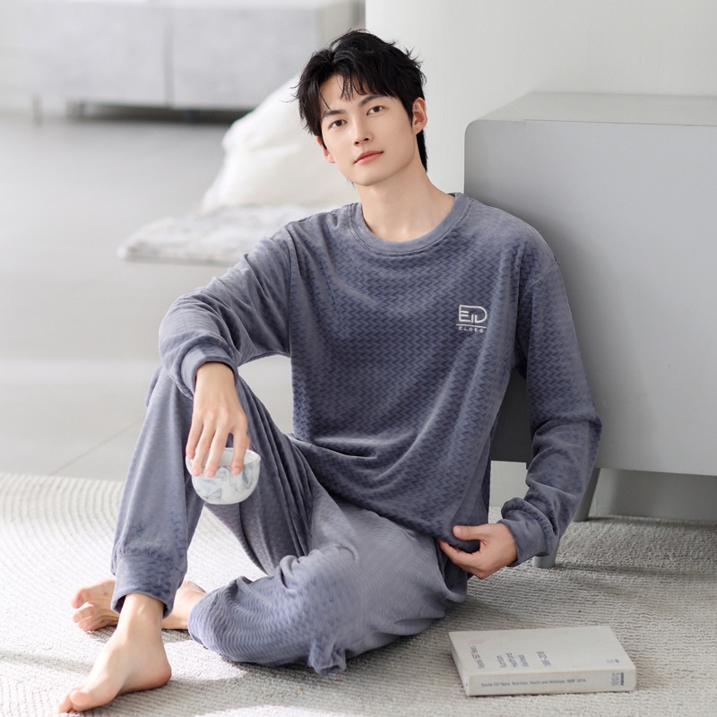 メンズ冬コーラルベルベット増厚ベルベット暖かい秋冬アイランドベルベット大きいサイズ春秋薄手ベルベットホーム服