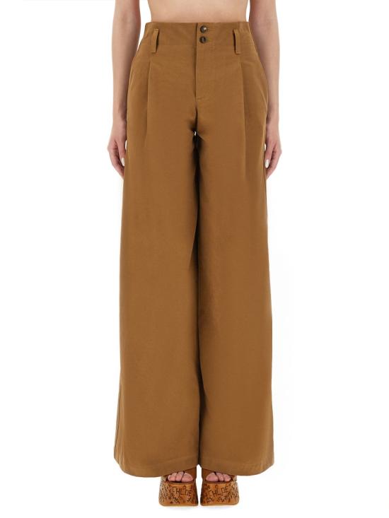 CHLOE Women Straight Pants 25APA11365 208 BROWN