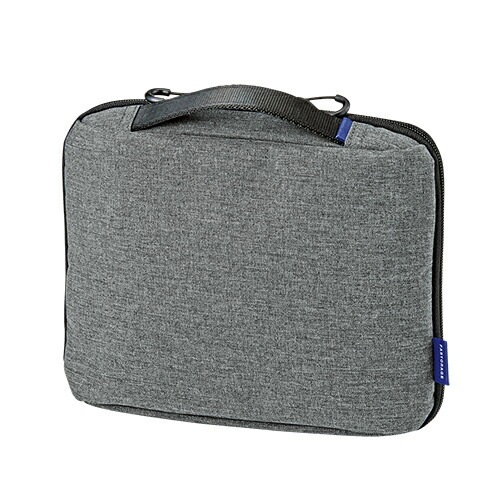 （まとめ買い）FASTORAGE A6サイズ バッグインバッグ グレー FS104GY [x3]