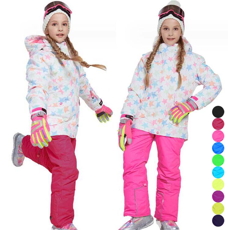 スキーウエア 女の子 スノボウェア 暖かい 子供用 スノーウエア キッズスキーウェア 雪遊び 可愛い スキー ウェア 防水 ボードウェア 子供スノーウェア ジュニア 子ども 2点セット ジャケット パ