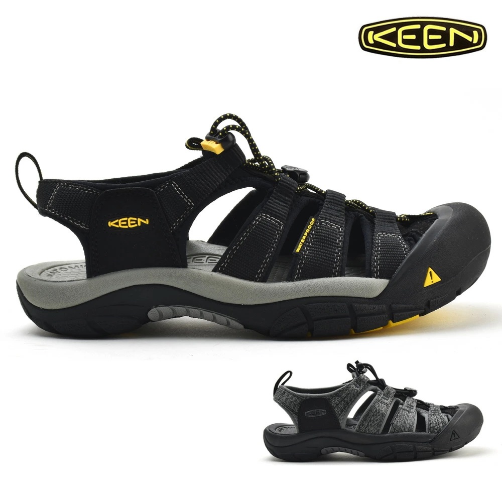 キーン KEEN ニューポートH2 メンズ サンダル スポーツサンダル アウトドア ブラック グレー NEWPORT H2【keen-newport-h2】