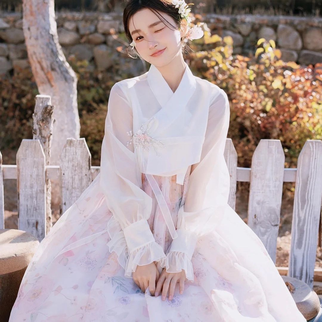 [送料無料]韓服 韓国服 家族 女性 延吉 写真 旅行 宮殿服 日常公演服 スーパーフェアリースーパーフェアリー