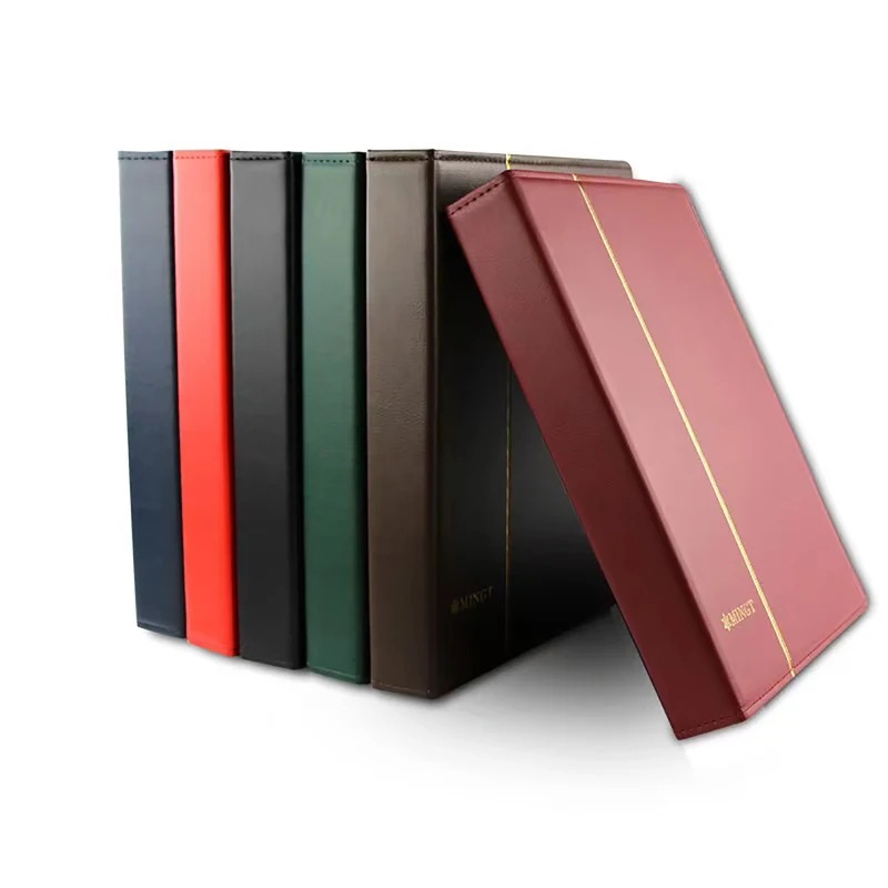 紙幣バッジの収集本スタンプコレクションアルバムコイン酸フリー記念通貨トークンポストカードa4