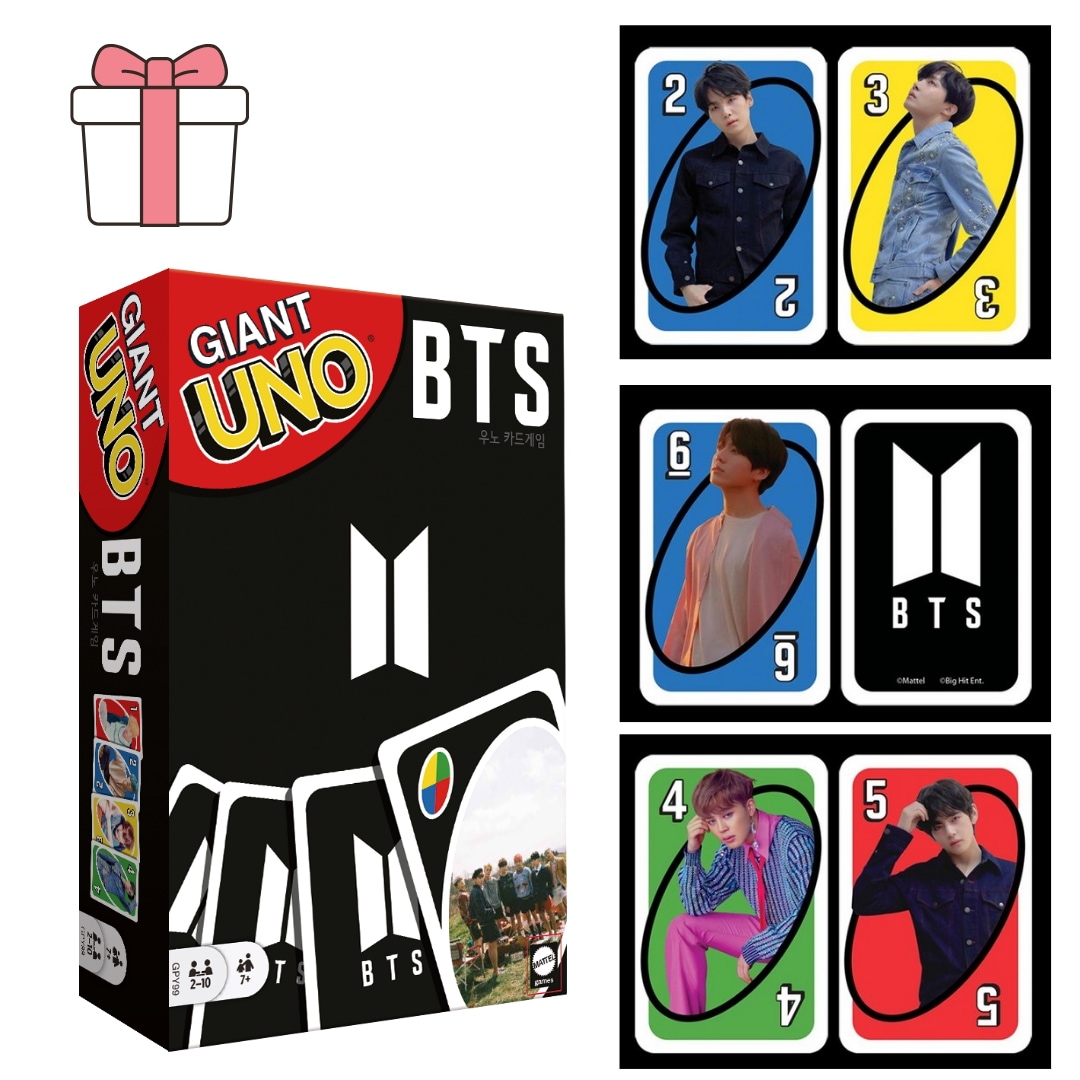 【BTS公式】UNO ジャイアント BTS コラボ カードゲーム アソートカラー 正規品