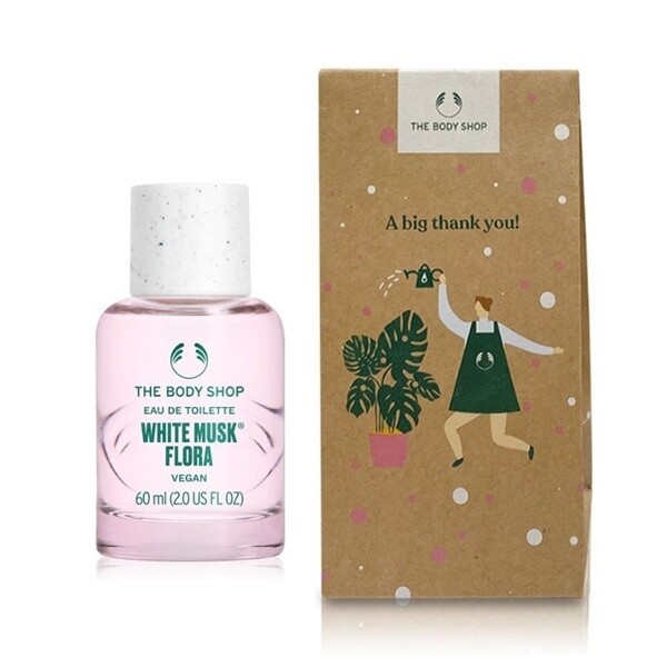 【The body shop】 ザ·ボディショップ ホワイトムスクフローラ オードトワレ60(プレゼント) 贈呈品なくなり次第贈呈終了