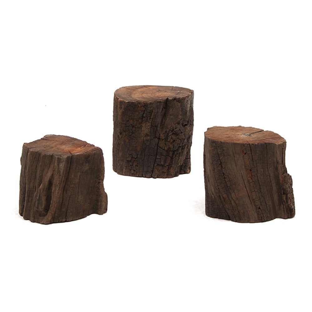 形状お任せ　煮込み済み　切り株ドリフトウッド　Ｍサイズ（約７ー９ｃｍ）　Ｎｏｒｍａｌタイプ（高さ約５ー１０ｃｍ）　３本　ＣＲＣ21―10―20―10―00