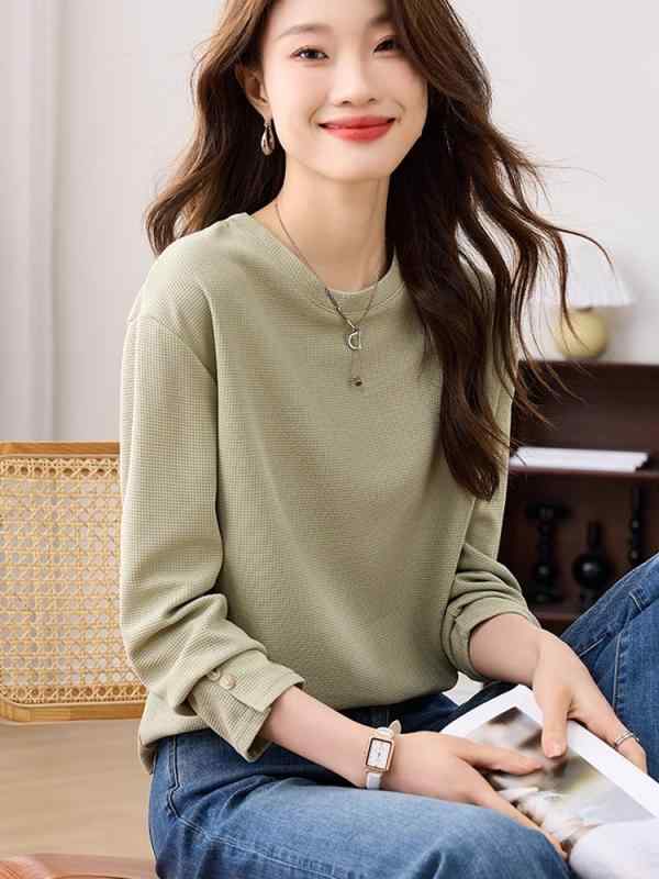 シャツ ブラウス スウェットシャツ 長袖 春秋 フェミニン エレガント 上品 アーバン ノーブル オフィス ビジネス 学校行事 万能コーデ レディース 婦人服 5,404円