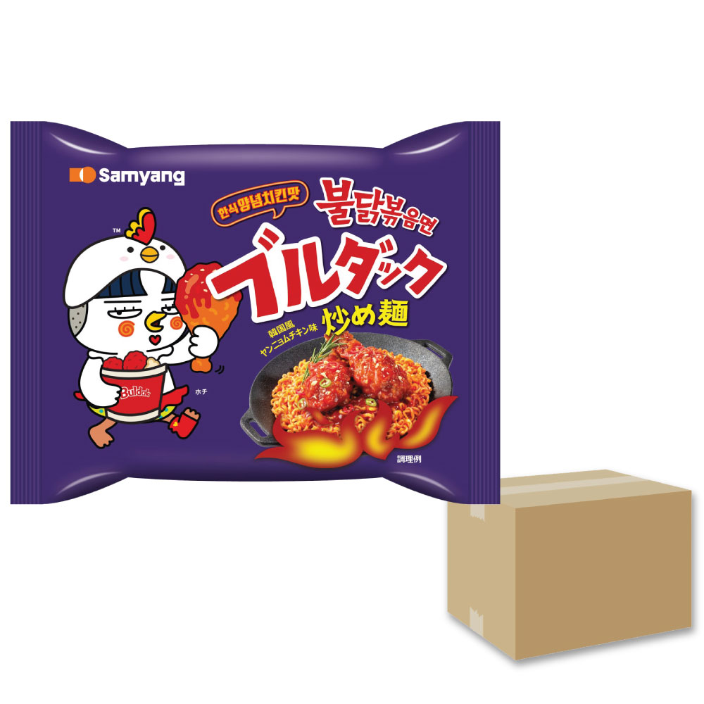 三養 ヤンニョムチキン味ブルダック炒め麺 40袋セット 140g / 韓国ラーメン 激辛 火鶏