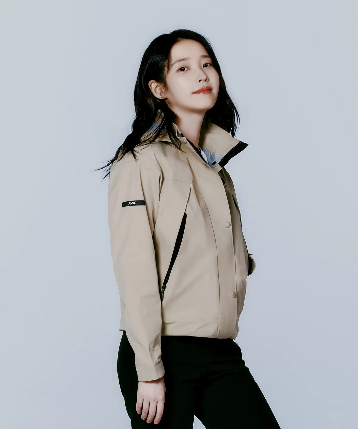 [IU着用モデル] レディース AWC3L レインジャケット_BE 韓国の人気ブランド