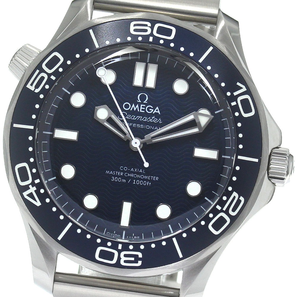 オメガ OMEGA 210.30.42.20.03.002 シーマスター ダイバー300ｍ 007 60周年記念 自動巻き メンズ 極美品 箱・保証書付き_831312【中古】