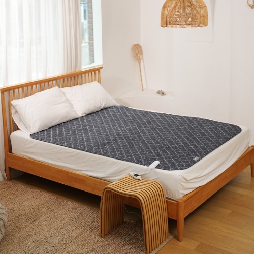 일월 25년 신형 사각꽃네이비(피치블로썸) 카본 전기 매트_P