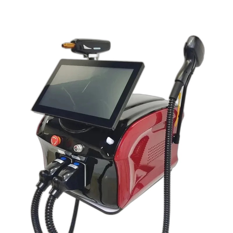 3波長レーザー搭載 業務用脱毛機 2in1ダイオード＆ND:YAG無痛ケア