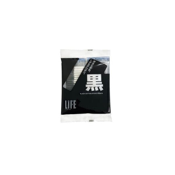 60個セット/平和　ライフブラック綿棒　４０本 [平和メディク]