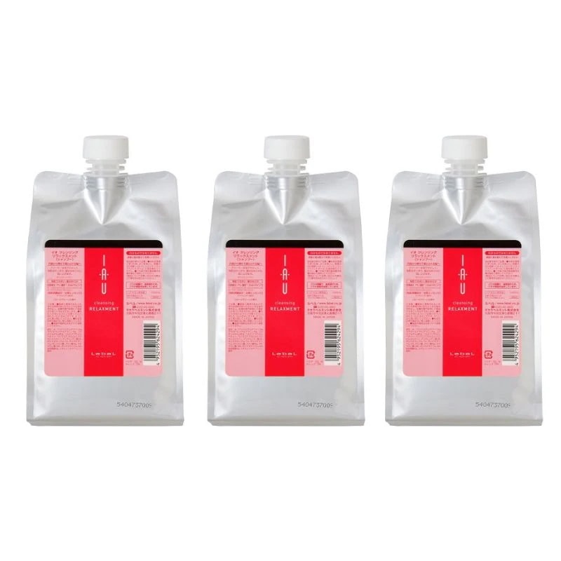 イオ クレンジング リラックスメント シャンプー 1000ml 3個セット 詰替え リフィル