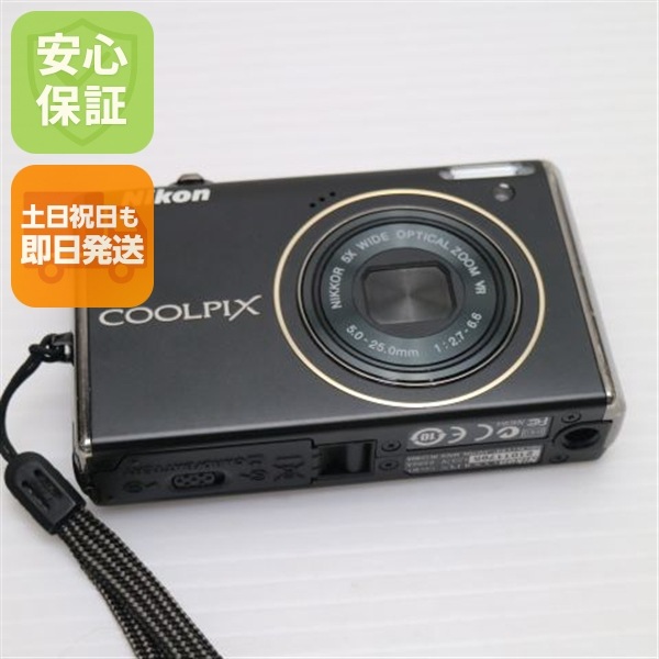 美品 COOLPIX S640 ディープブラック Nikon デジカメ 140