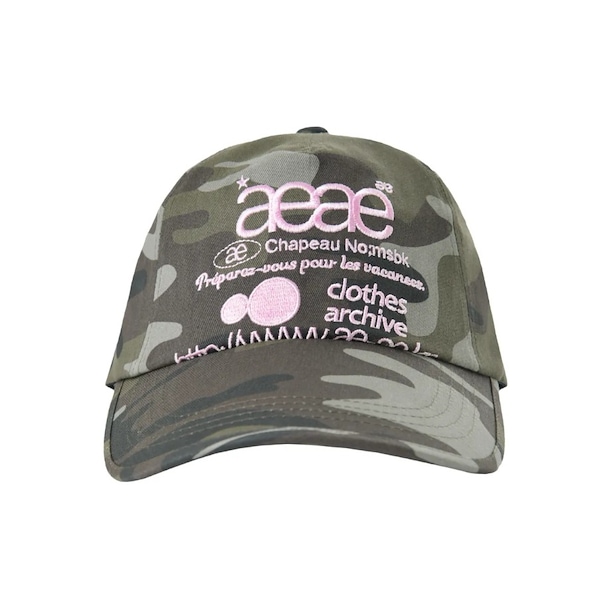 Qoo10 aeae WEB LOGO CAP カモフラージュ
