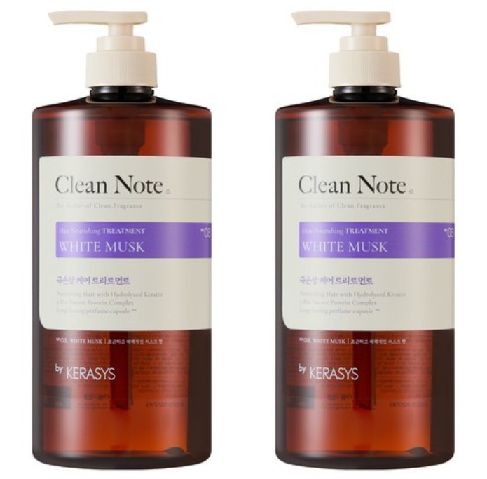 クリーンノート ヘアトリートメント ホワイトムスクの香り 1000ml × 2本セット