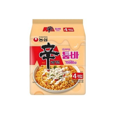 【箱売り32個入】韓国旨辛トゥンバラーメン／ピリ辛袋麺まとめ買いにおすすめ／韓国インスタントラーメン