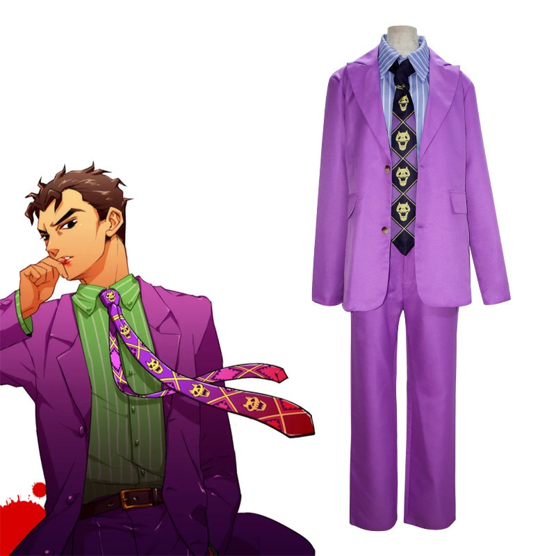 ジョジョの奇妙な冒険 コスプレ衣装 きらら吉影 壊れないダイヤモンド 川尻吉影 コスプレ アニメ衣装 わん