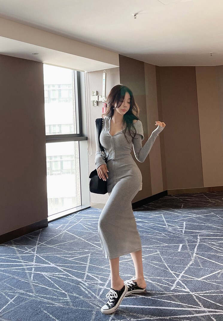 ワンピース ミモレ ミモレ丈 ロング ロング丈 マキシ マキシ丈 長袖 フード かわいい 大人可愛い きれいめ シンプル カジュアル 大人 大人可愛い 大人女子 こなれ感 ラフ ラブリー キュート