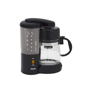【即納】[山善] コーヒーメーカー 650ml 5杯用 ドリップ式 アイスコーヒー ブラック YCA-501(B) [メーカー保証1年]