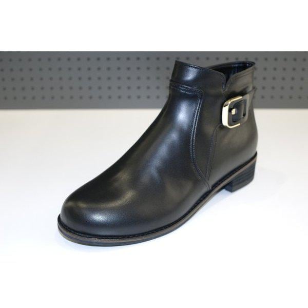 女性バックル飾りアンクルブーツ 112446007