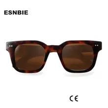 Chim 004 デザイナー黒アセテート大型サングラス男性女性の偏光スクエアフレーム眼鏡フラット UV400 保護シェード 4,729円