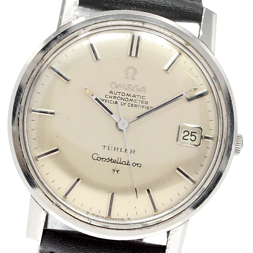 ジャンク オメガ OMEGA Ref.168.010 コンステレーション TURLER Wネーム デイト cal.564 自動巻き メンズ _834633【中古】