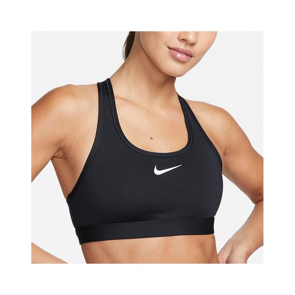 ナイキレディーススウッシュミディアムサポートスポーツブラ DX6822-010 S2308