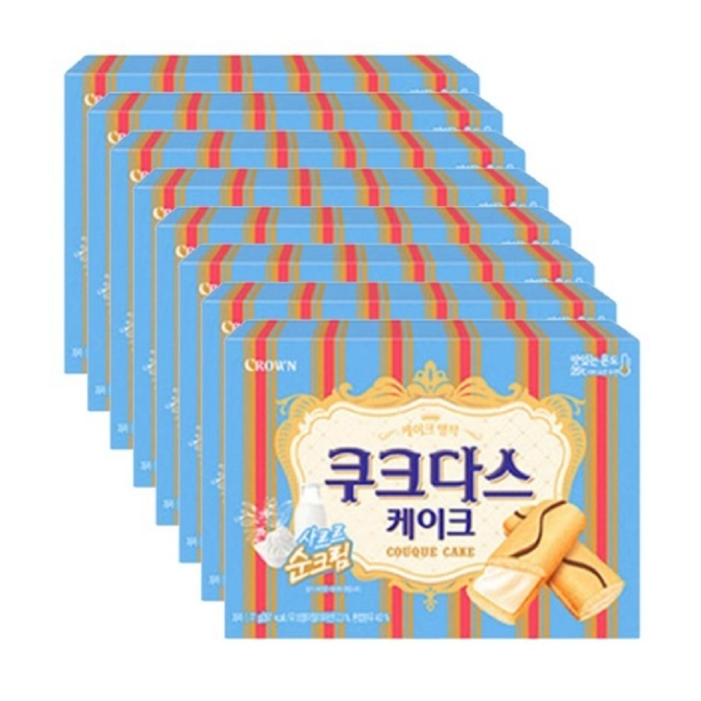 韓国-KMEAL-ククダスケーキ77g8パック/おやつ/パイ/ケーキ-KFOOD