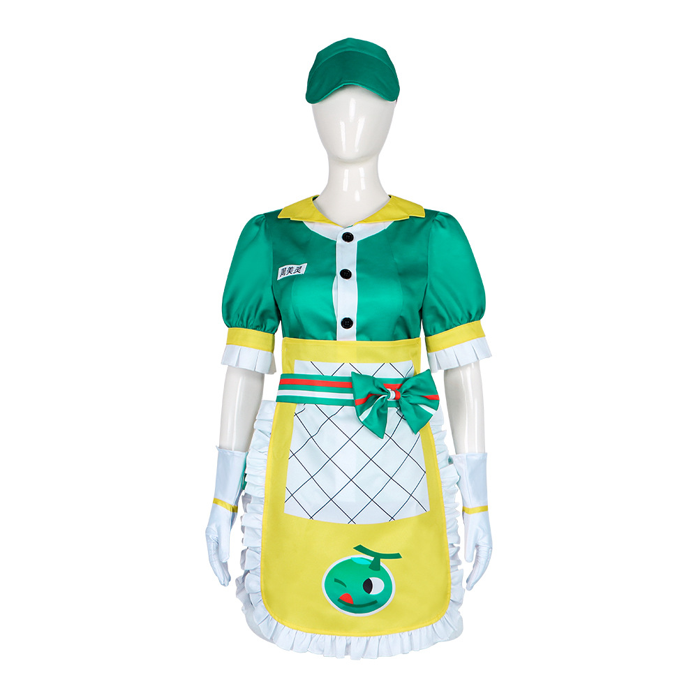 先峰を見守る周美霊コスプレ衣装小美周慶日蜜糖ゲームパフォーマンス衣装コスプレハロウィン