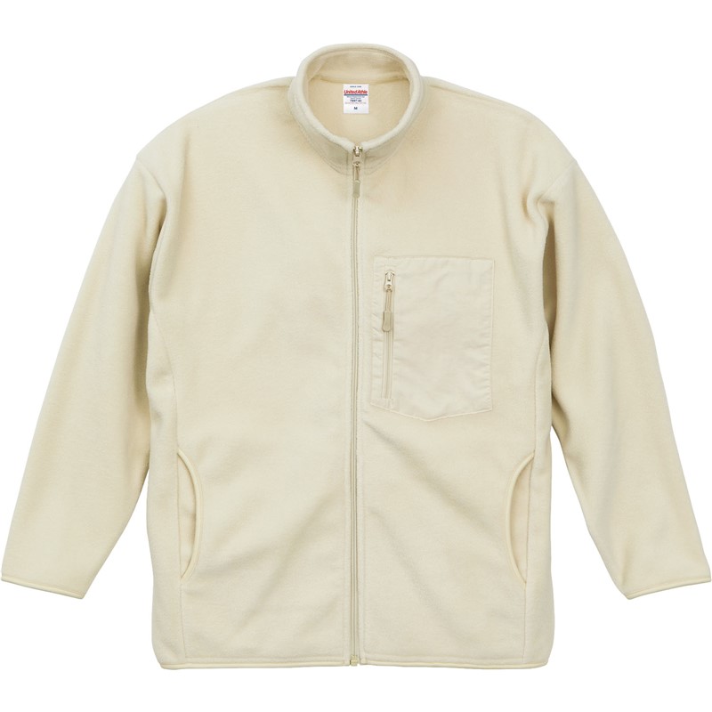 マイクロフリースフルジップスタンドJK カジュアルフリース&ベロアJKT (709701-19)