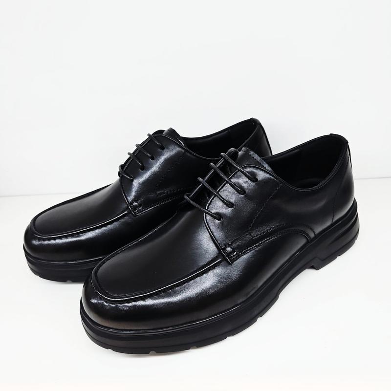 天然牛革メンズチャンキー・クリッパー・ダービーシューズ LCMD58U613-19_KG