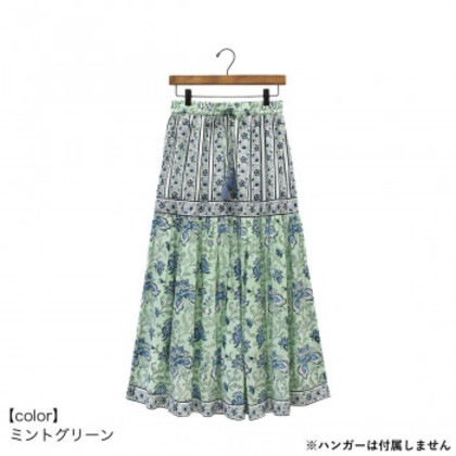 スカート ブロックプリントディンティ A MGR 43522150126