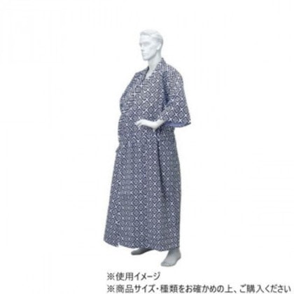 神戸生絲 紳士ガーゼねまき(ラグラン袖・特大)特大 No.28 ネイビー