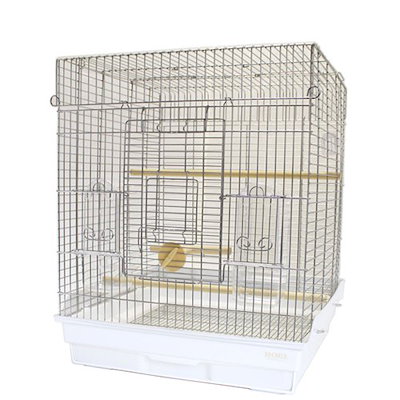 他サイト： 鳥かご　ＨＯＥＩ　４６５オカメステンレス　ホワイト　（４６．５X４６．５X５８ｃｍ）　中型インコ　オカメインコ　ＣＲＣ55―15―10―10―00の商品画像