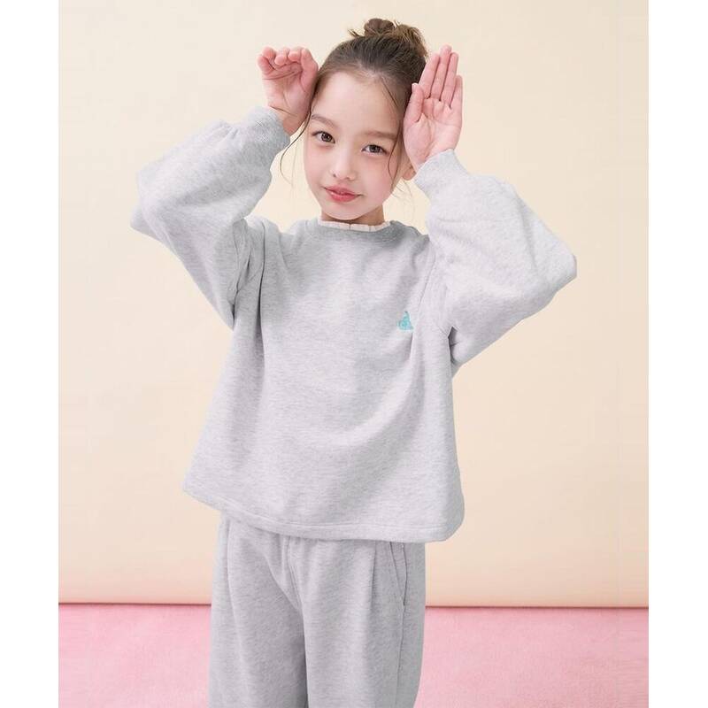 BEANPOLE KIDS ガールズ ビンキー グラフィックポイント セット グレー (BI6141G053) BI6141G053 406255