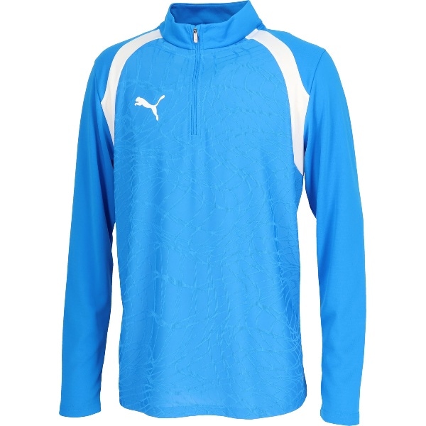 PUMA プーマ TEAMFINAL TR 1／4 ジップトップ サッカー 半袖Tシャツメンズ 660973-02