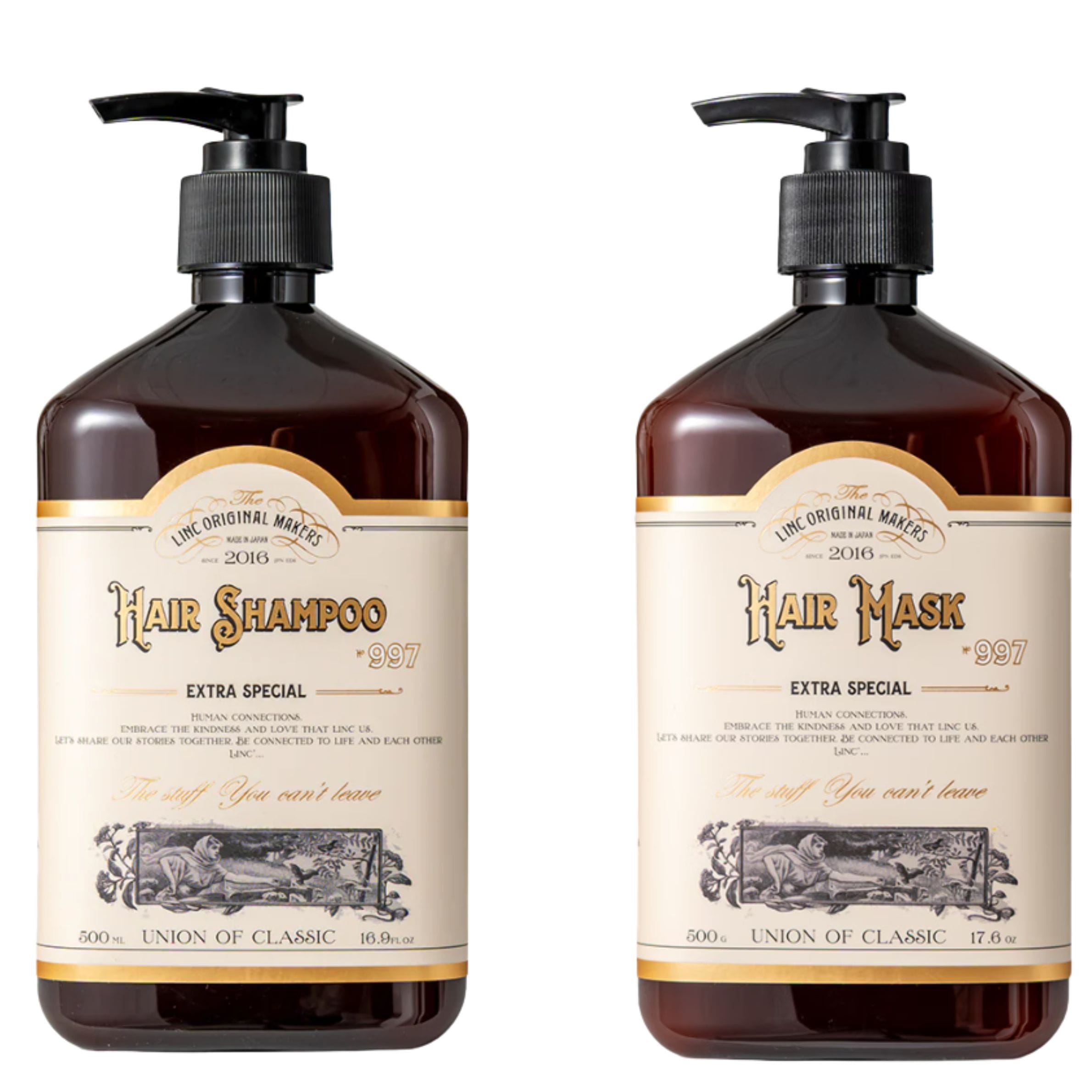 【セット販売】リンクオリジナルメーカーズ シャンプー・ヘアマスクセット500ml 500g