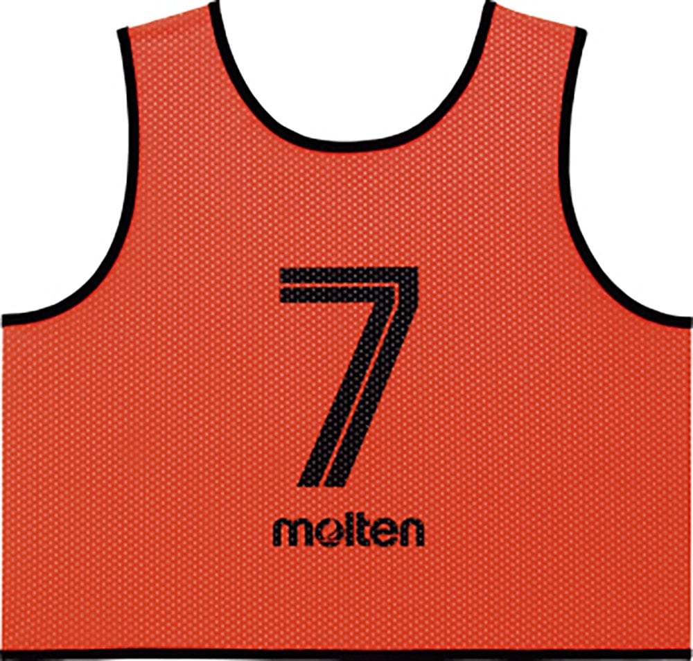 モルテン(Molten) GS0113KO ゲームベストGV10マイセット ゲームベスト GV10枚セット 蛍光オレンジ1172