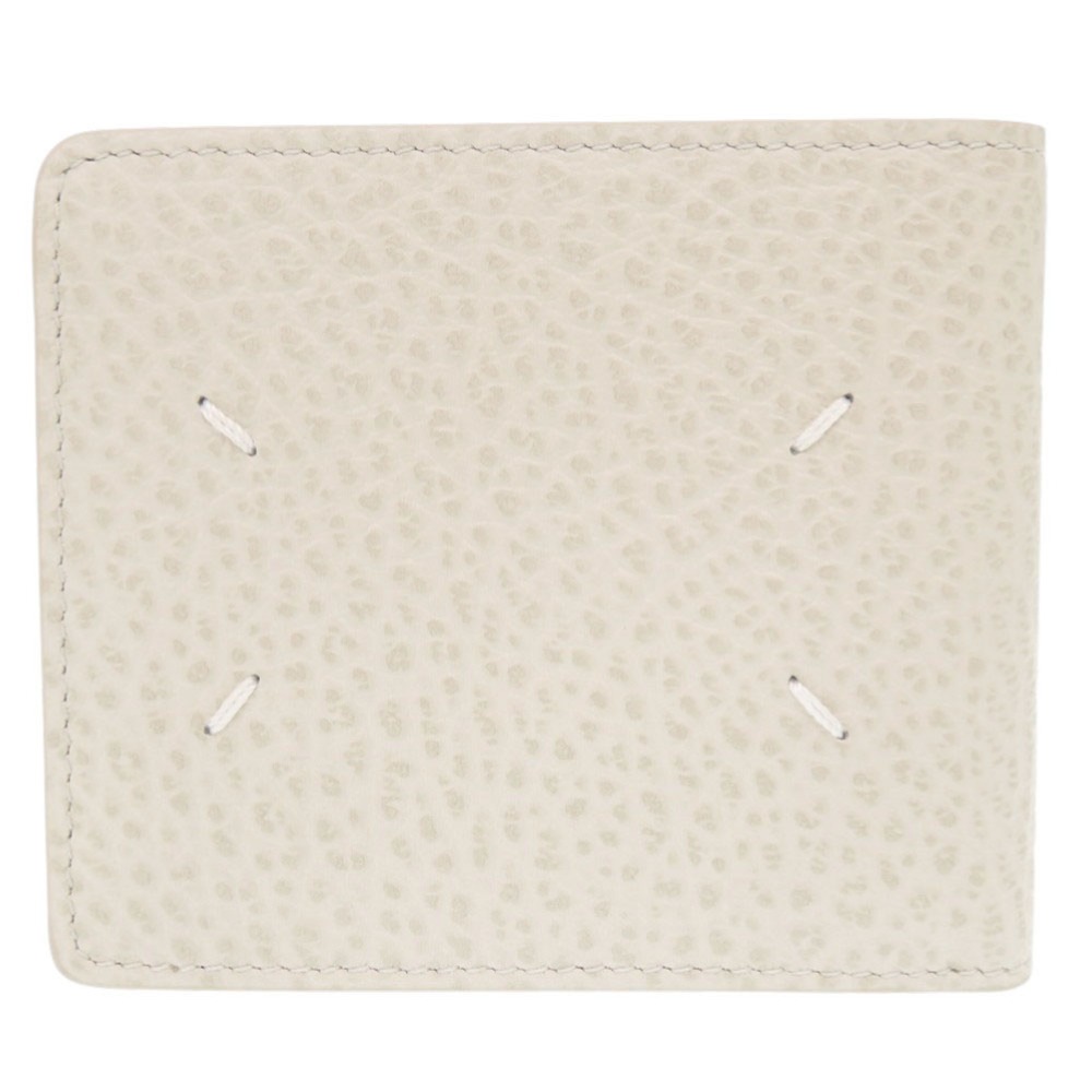 未使用品 4ステッチ SA1UI0016 二つ折り財布 レザー ホワイト 1353【中古】 メンズ 23,100円