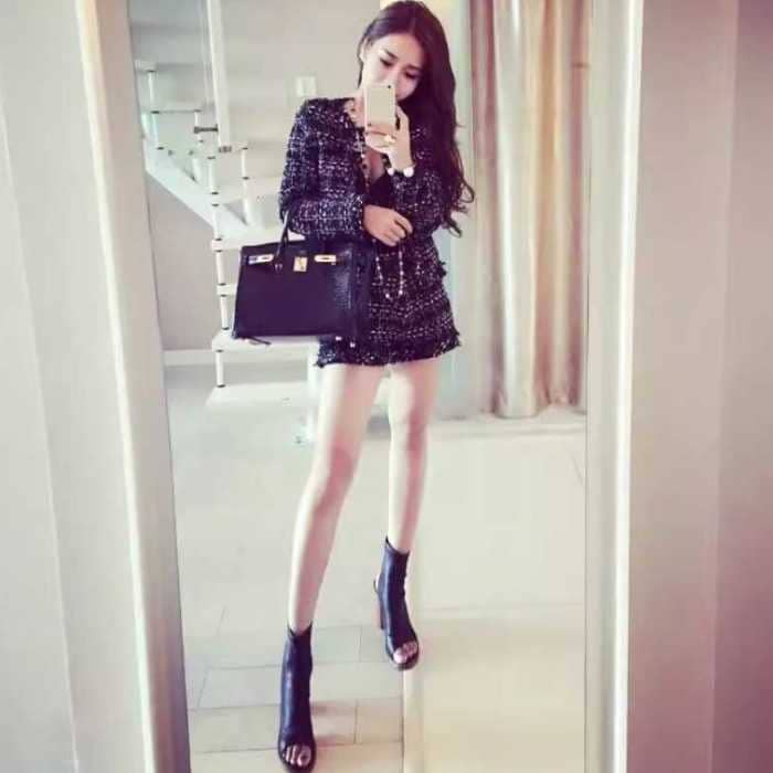 きれいめ レディースファッション ツィード セットアップ レディース S M L XL 2XL 5,448円