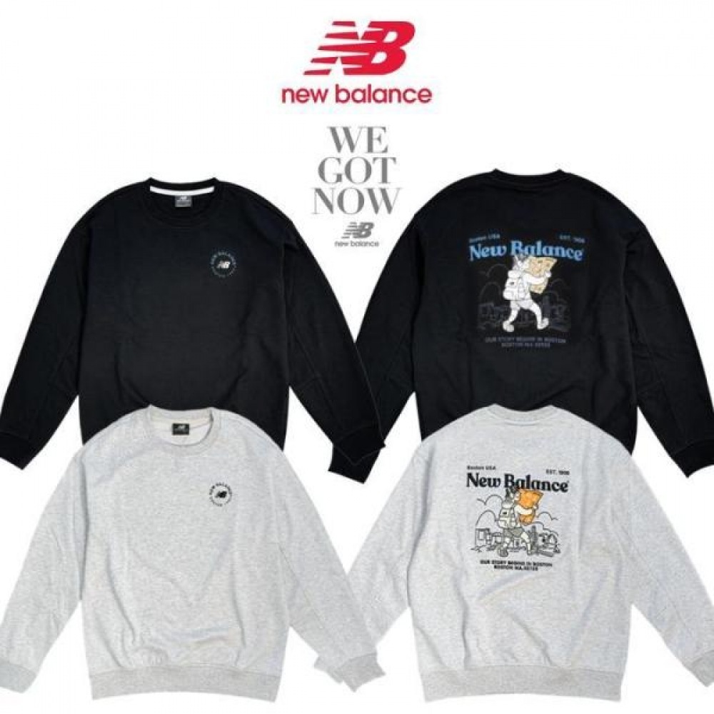 ニューバランス UNI NB BOY グラフィック スウェットシャツ NBNCGCO123