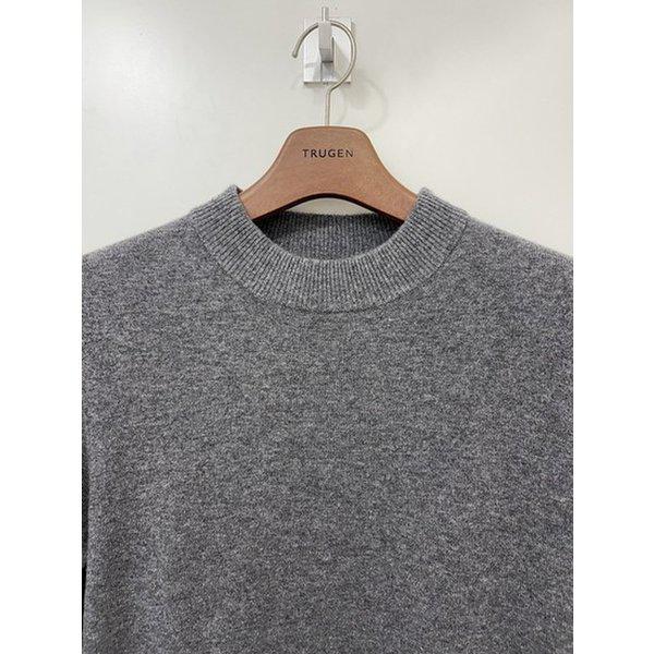 男性ウール100％純毛半袖ポロハーフタートルネックニットセーターTシャツ3色