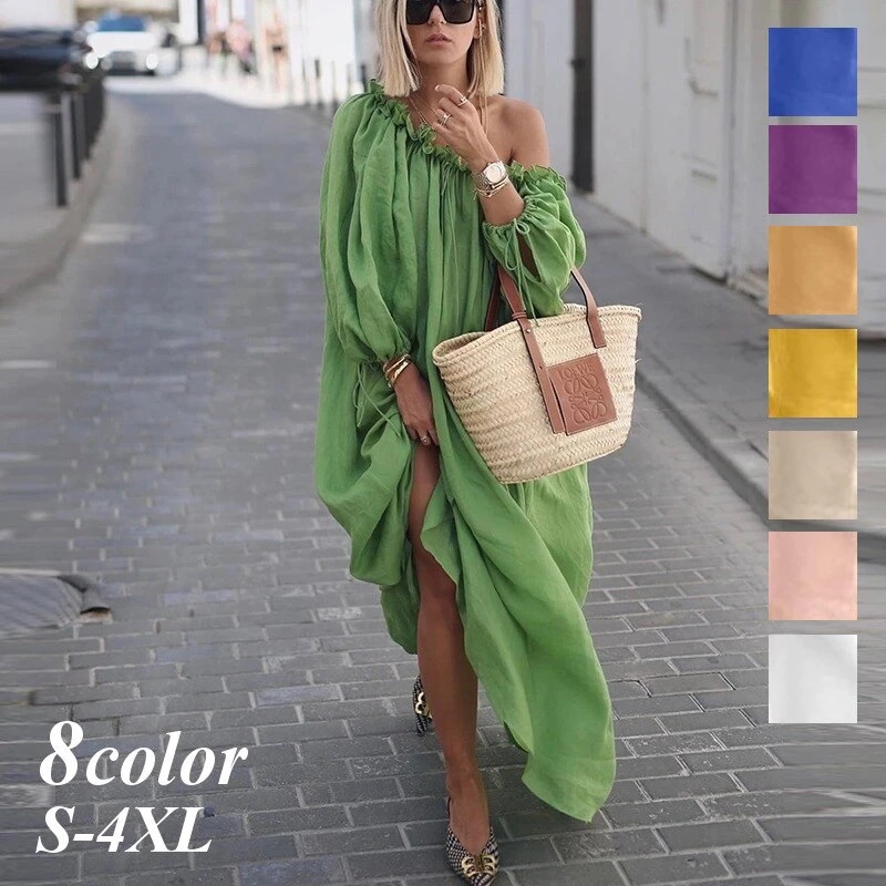 【超お得1つ買うと10個もらえる】急速出荷ワンピース ロング マキシ丈 レディース マキシワンピ マキシ丈ワンピース ロングワンピース 変形